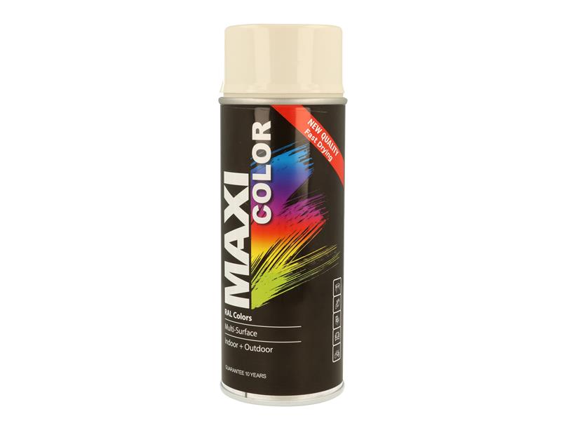 MaxiColor Spray Gloss Cream White RAL9001 400ml