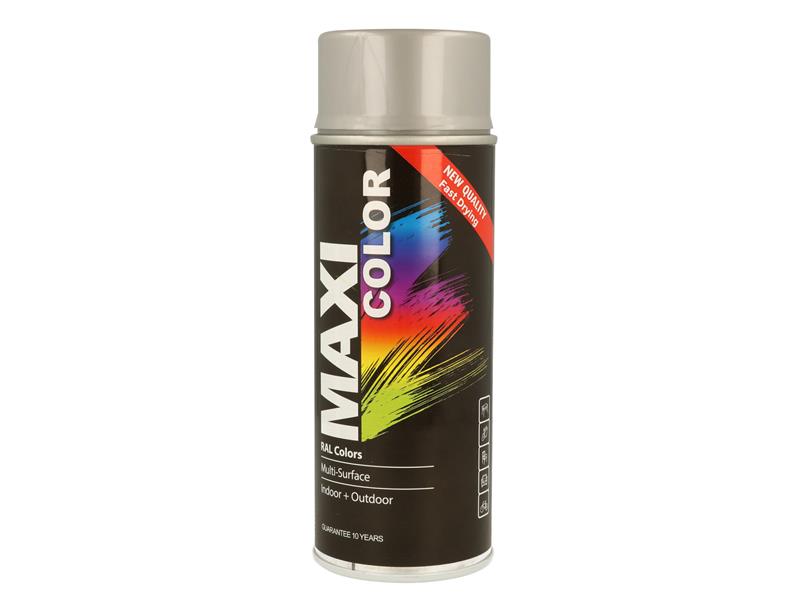 MaxiColor Spray Gloss Aluminium RAL9006 400ml