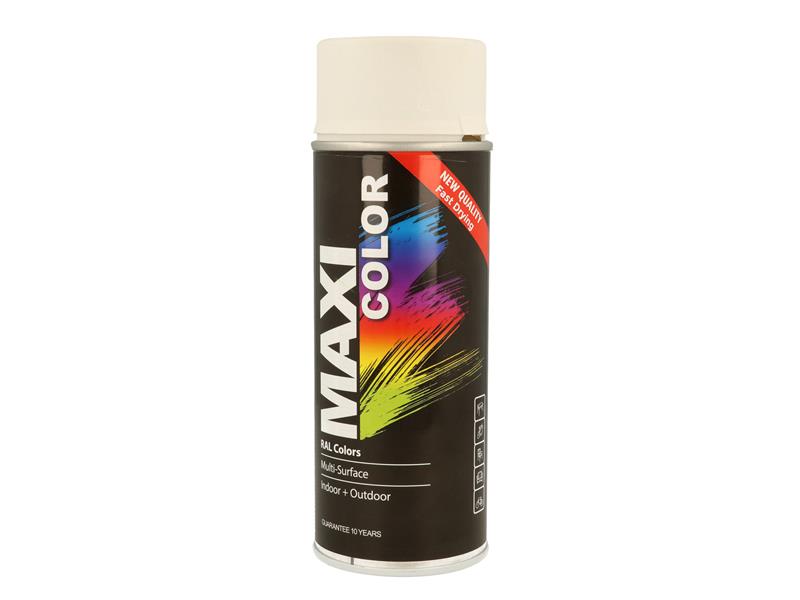 MaxiColor Spray Matt White RAL9010 400ml