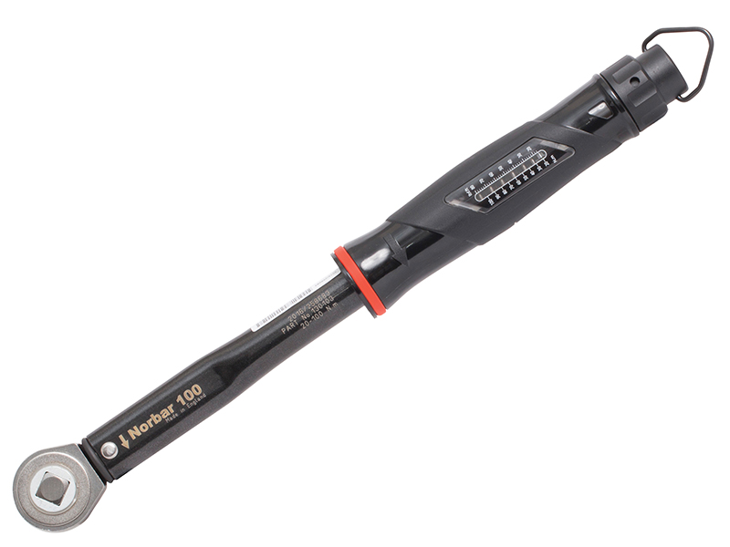 NorTorque(R) 100 Adjustable Dual Scale Ratchet Torque Wrench 1/2in Drive 20-100Nm