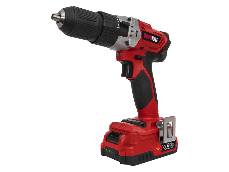 X20S(TM) Combi Drill 20V 2 x 2.0Ah Li-ion