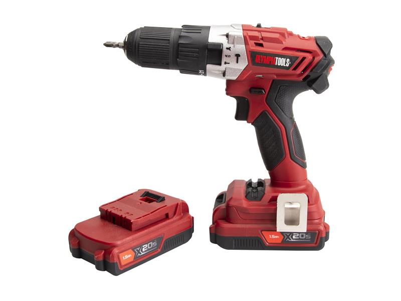 X20S(TM) Combi Drill Driver 20V 2 x 1.5Ah Li-ion