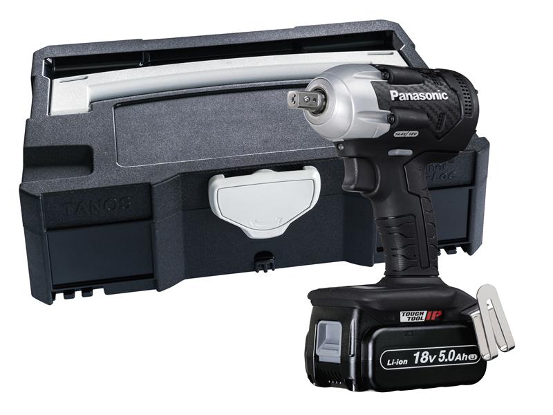 EY75A8LJ2G 1/2in Impact Wrench & Systainer Case 18V 2 x 5.0Ah Li-ion