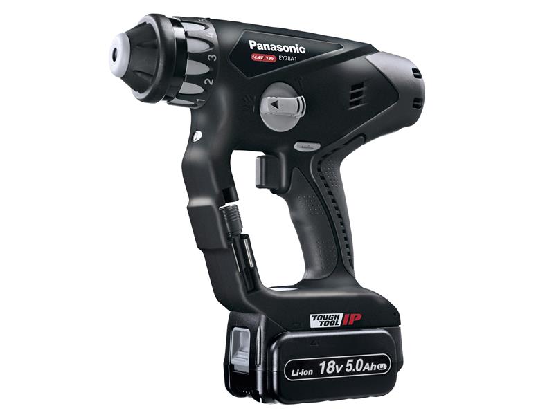 EY78A1LJ2G SDS Plus Rotary Hammer Drill & Driver 18V 2 x 5.0Ah Li-Ion
