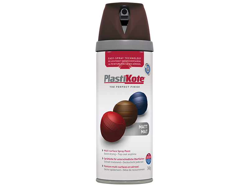 Twist & Spray Matt Chocolate 400ml