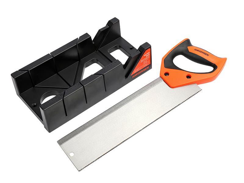 Plastic Mitre Box with Saw 11.1/4in