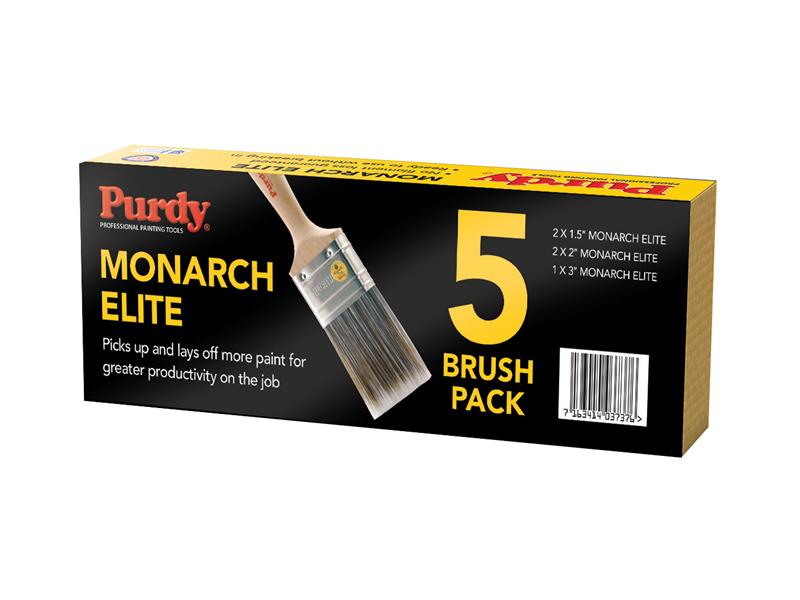 Monarch(TM) Elite(TM) Paint Brush Set, 5 Piece