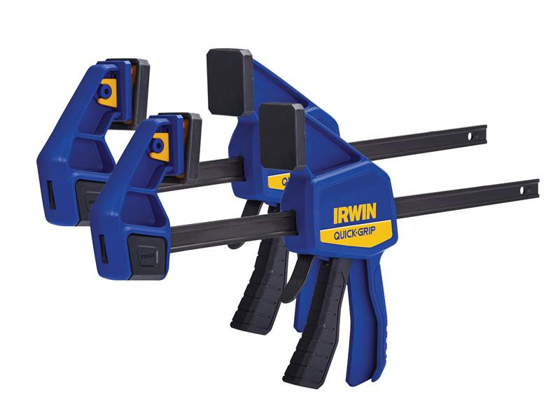 Quick-Change(TM) Medium-Duty Bar Clamp 300mm (12in) (Twin Pack)