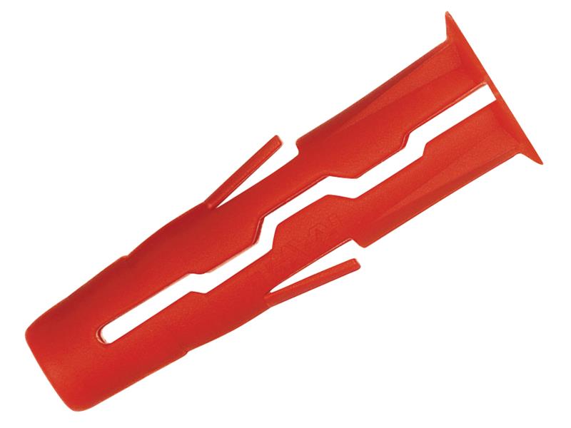 Red UNO(R) Plugs 6 x 28mm (Pack 1000)