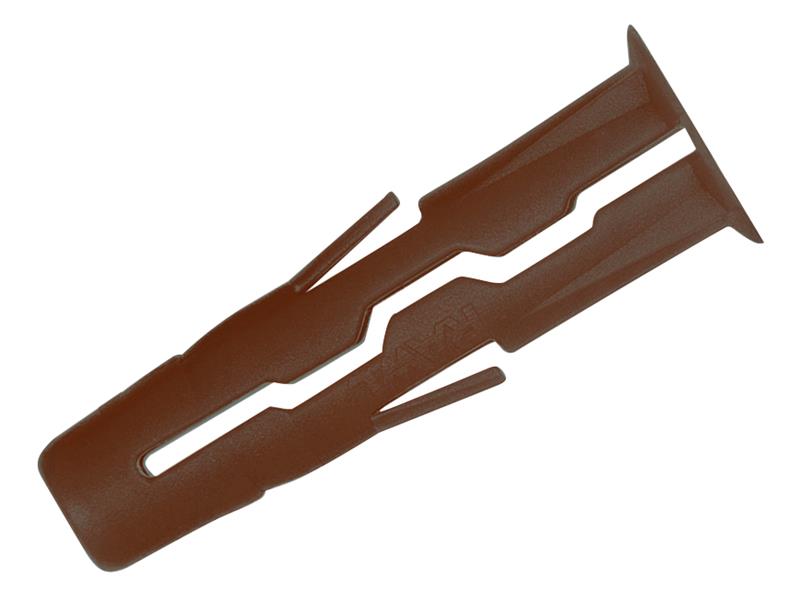 Brown UNO(R) Plugs 7 x 30mm (Pack 1000)