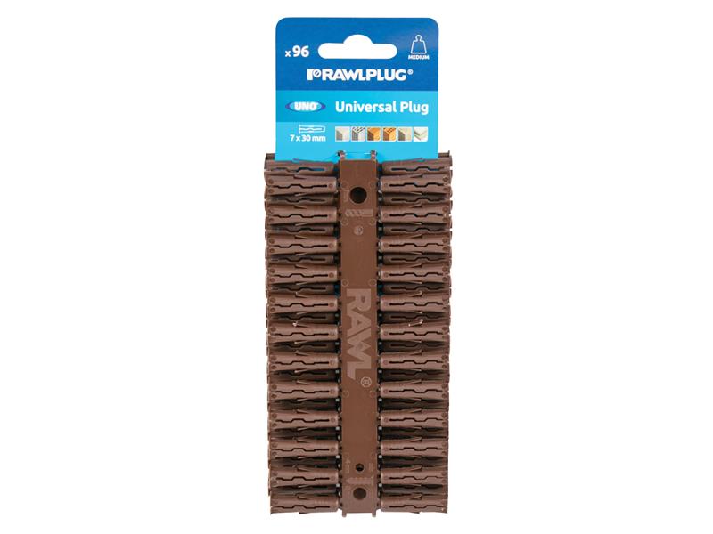 Brown UNO(R) Plugs 7 x 30mm (Card 96)
