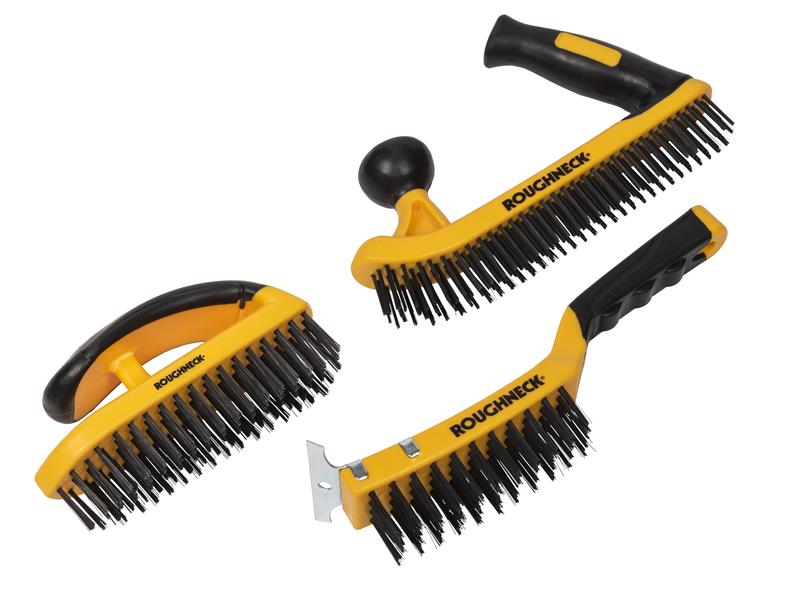 Heavy Duty Wire Brush Set (3pc)