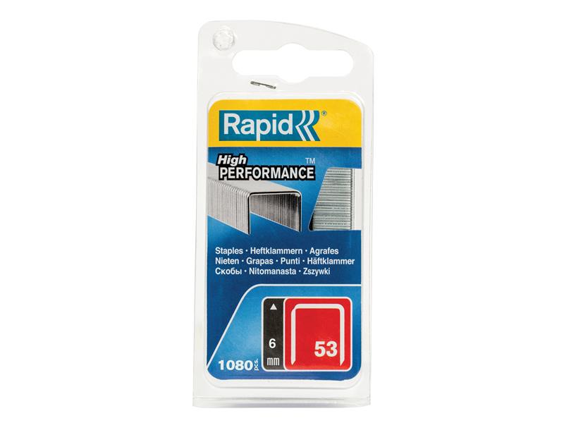 53/6B 6mm Galvanised Staples (Pack 1080)