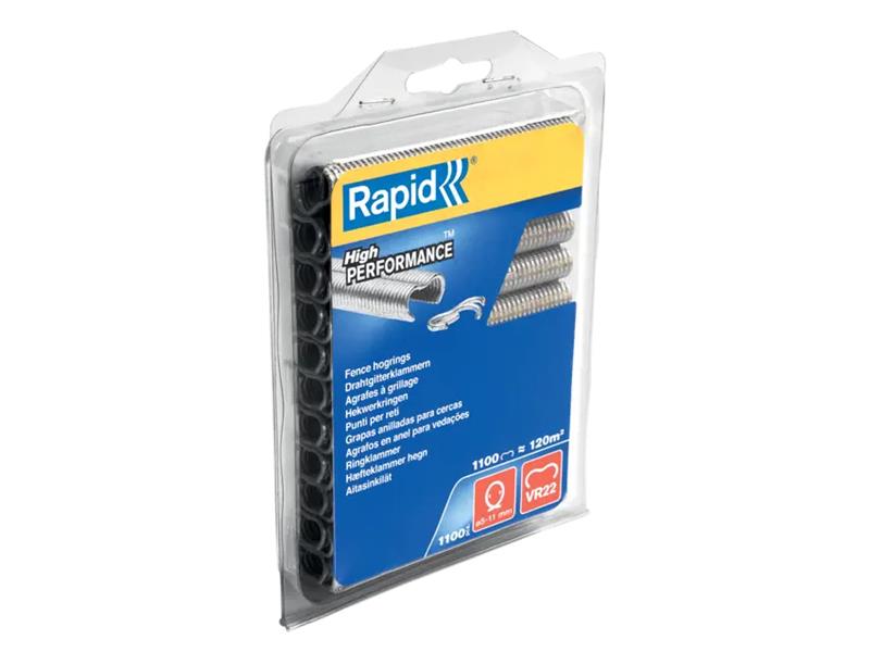 VR22 Fence Hog Rings Pack 1100 Galvanised
