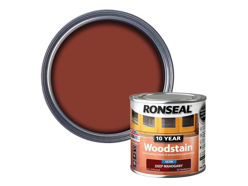 10 Year Woodstain Deep Mahogany 250ml