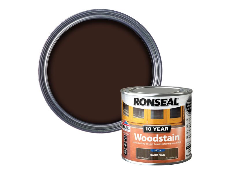 10 Year Woodstain Dark Oak 250ml