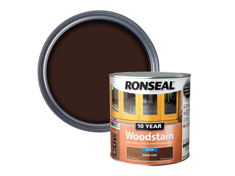 10 Year Woodstain Dark Oak 2.5 litre