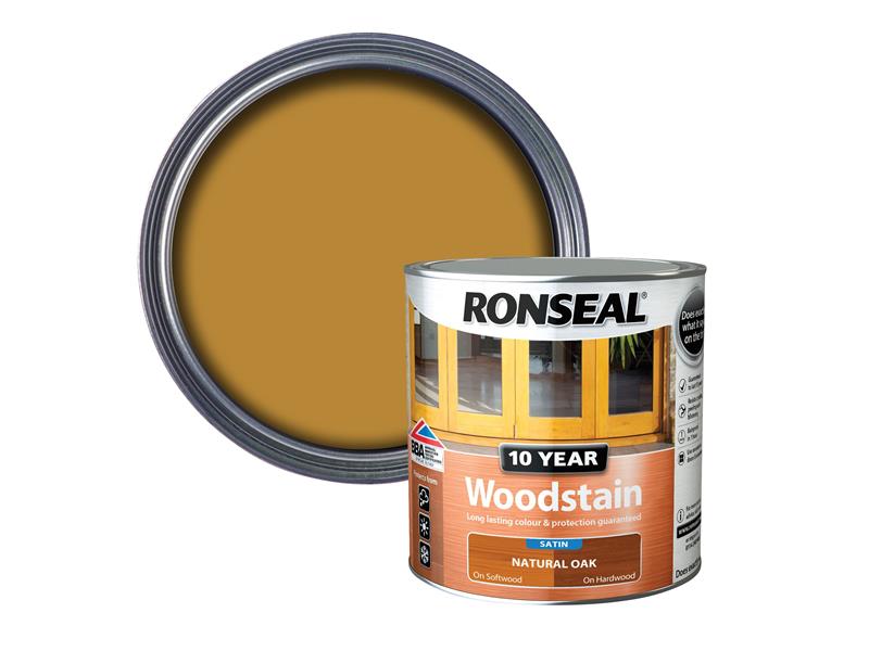 10 Year Woodstain Natural Oak 750ml