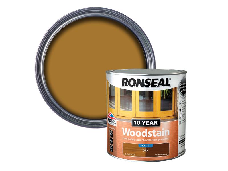 10 Year Woodstain Oak 2.5 litre