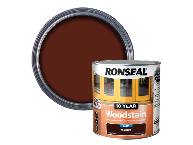 10 Year Woodstain Walnut 2.5 litre