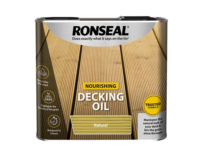 Decking Oil Natural Clear 5 litre from Buckfast Tools