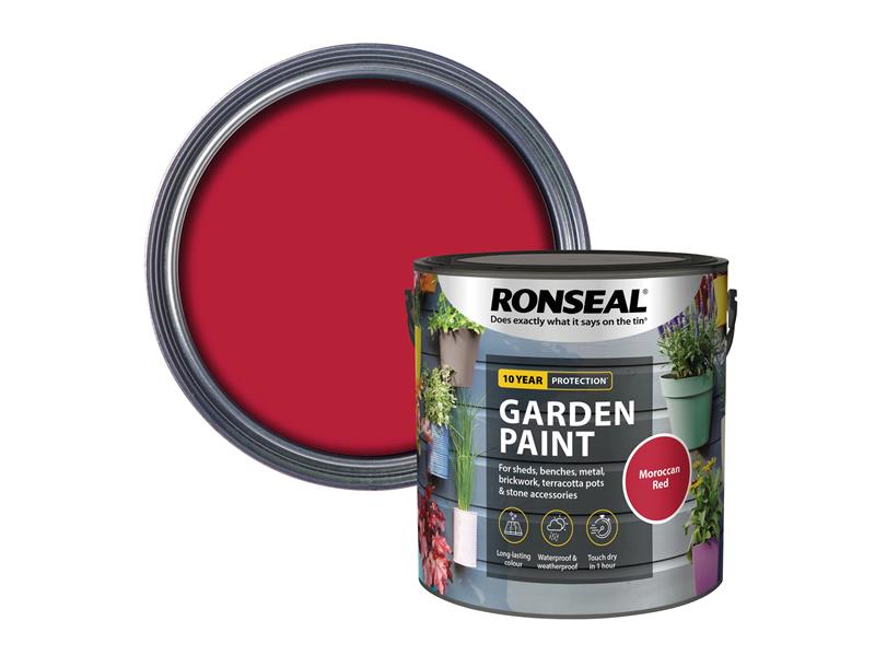Garden Paint Moroccan Red 2.5 litre