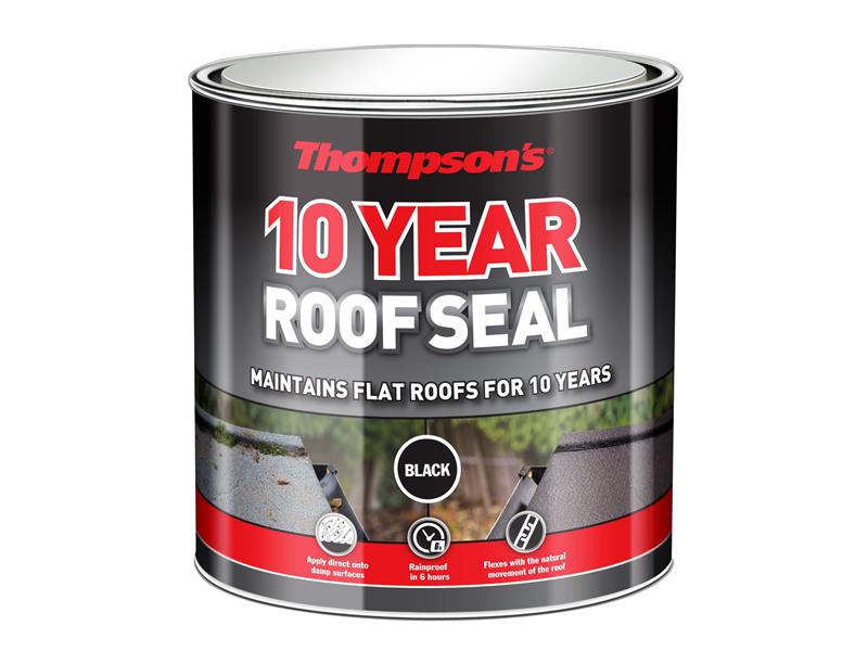 Thompsons 10 Year Roof Seal Black 4 litre