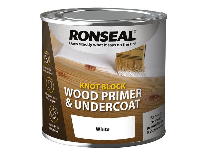 Knot Block Primer & Undercoat White 250ml