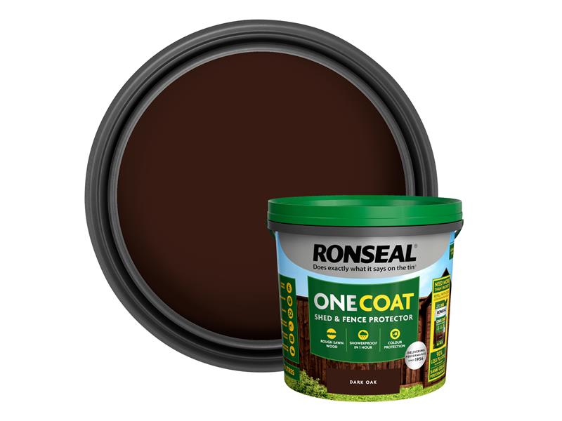 One Coat Shed & Fence Protection Charcoal Grey 5 litre