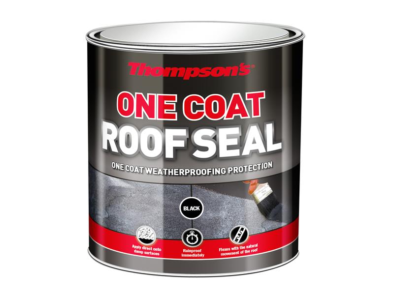 Thompsons One Coat Roof Seal Black 5 litre