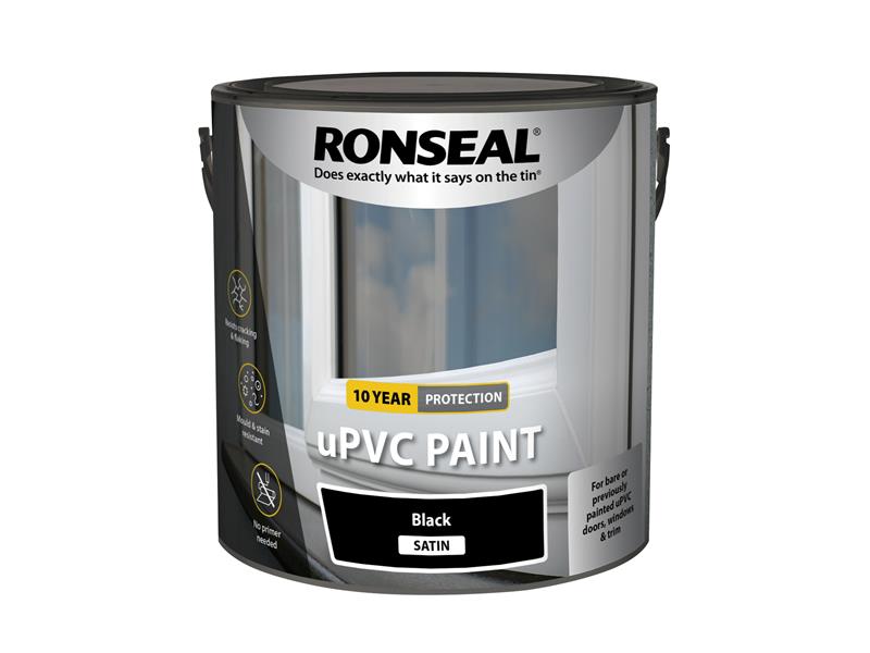 uPVC Paint Black Satin 2.5 litre