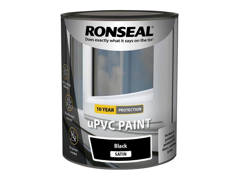 uPVC Paint Black Satin 750ml
