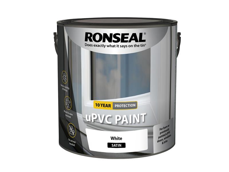 uPVC Paint White Satin 2.5 litre