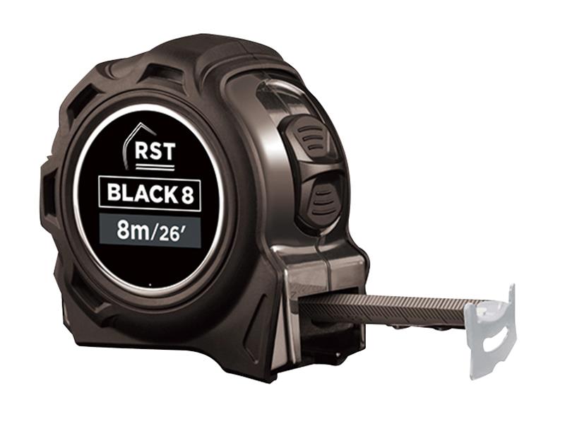 Black Tape Measure 8m/26ft (Width 25mm)