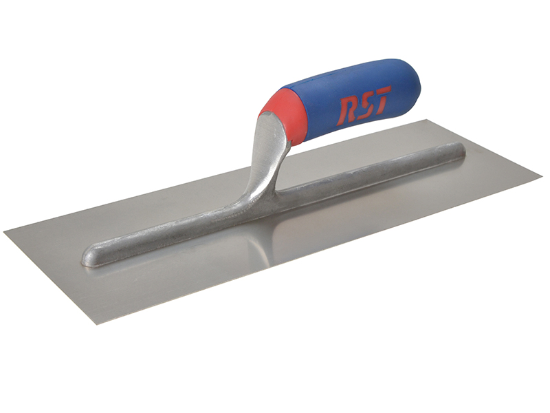 Plasterers Finishing Trowel Stainless Steel Soft Touch Handle 11 x 4.1/2in