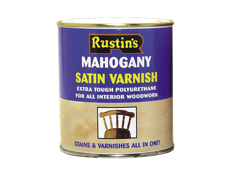 Polyurethane Varnish & Stain Satin Oak 250ml