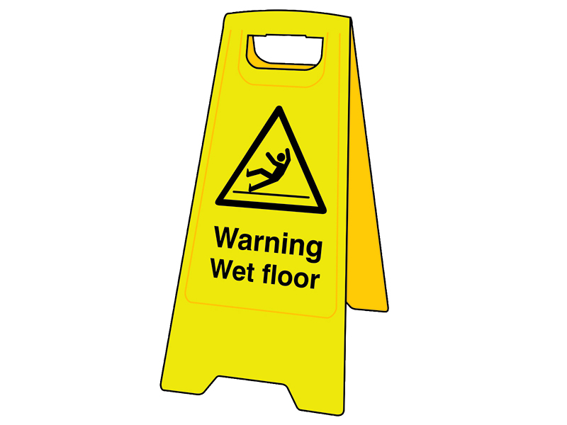 Warning Wet Floor - Heavy Duty A Board