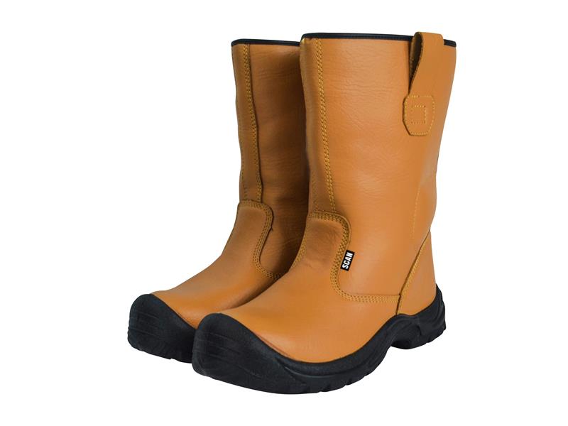 Texas Lined Rigger Boots Tan UK 10 EUR 44