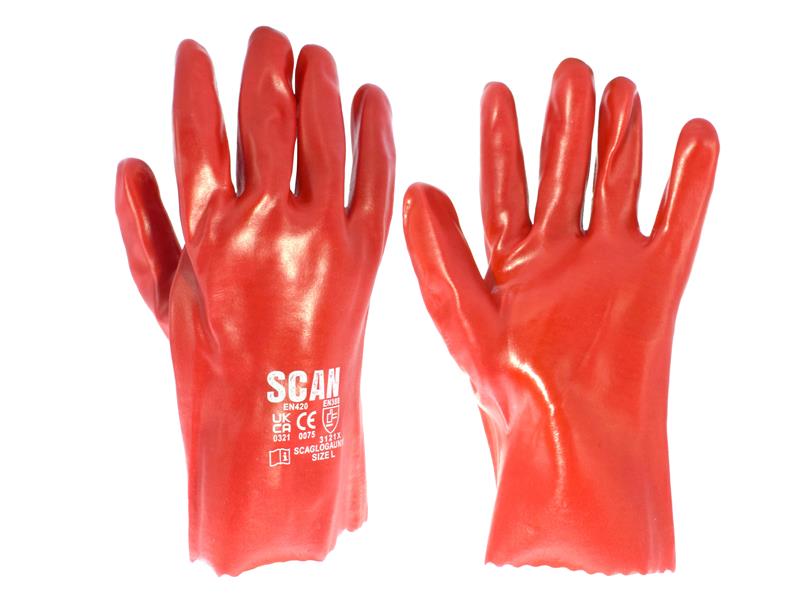 PVC Gauntlets 27cm (11in) - L (Size 9)