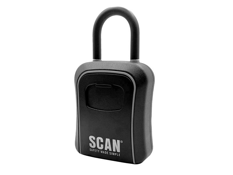 4 Wheel Combination Keysafe with Removable Shackle