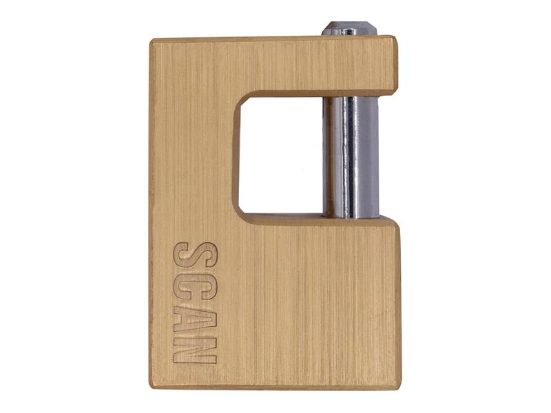 Brass Shutter Padlock 60mm