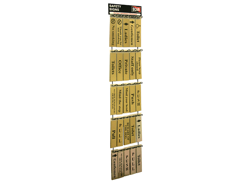 Signs Display - 100 Signs (Metal)