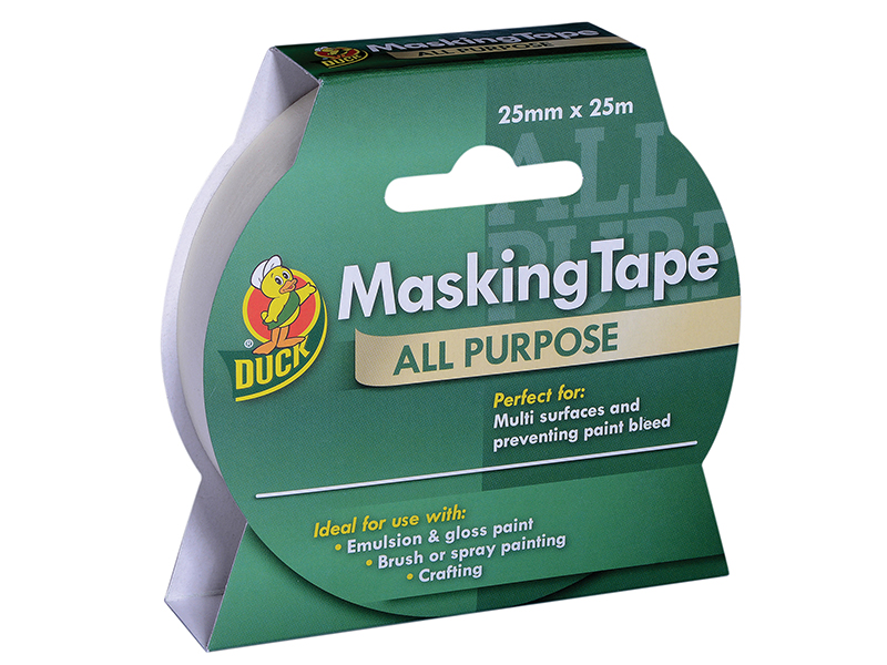 Duck Tape(R) All-Purpose Masking Tape 25mm x 25m