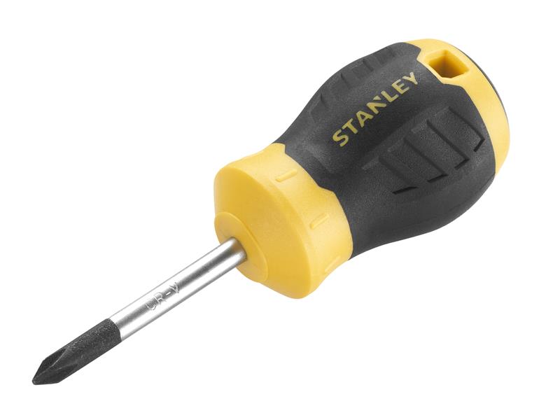 CUSHION GRIP(TM) Stubby Screwdriver Phillips Tip PH1 x 45mm