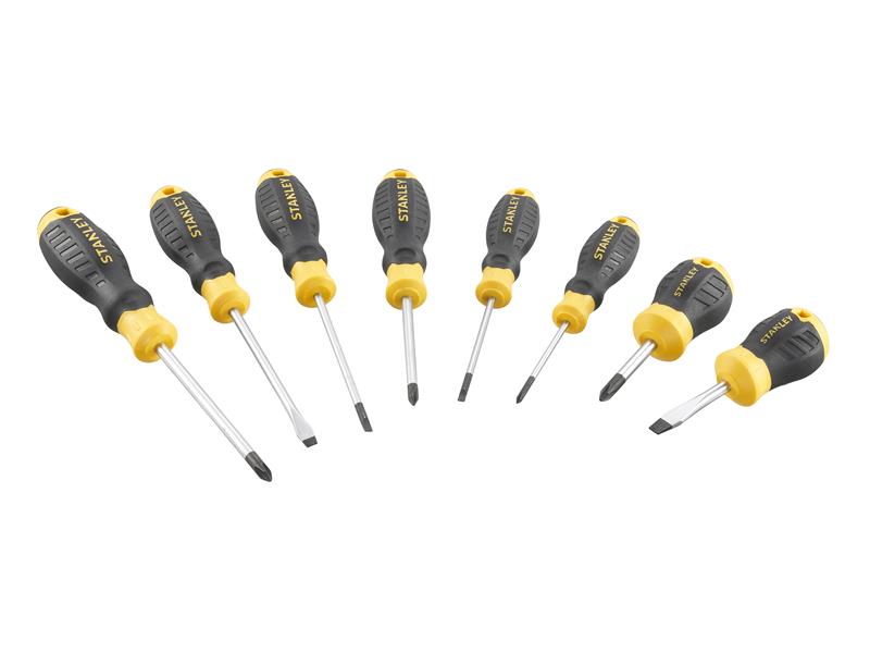 CUSHION GRIP(TM) Screwdriver Set, 8 Piece