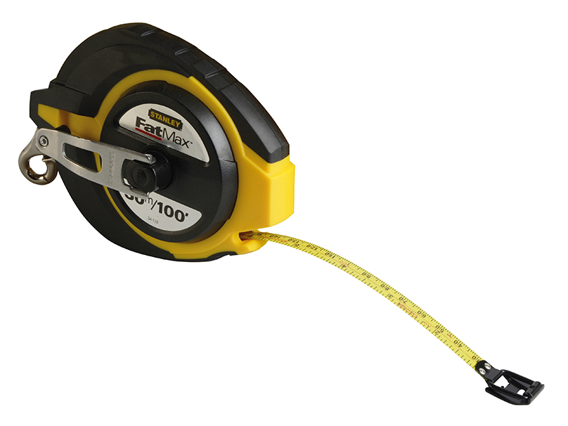 FatMax(R) Closed Case Steel Long Tape 30m/100ft (Width 10mm)