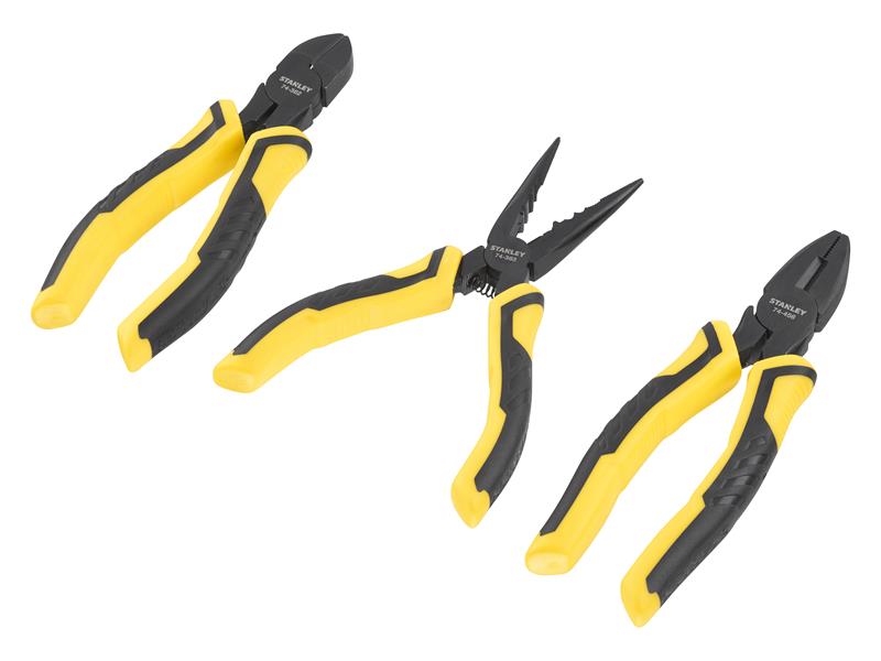 ControlGrip(TM) Pliers Set, 3 Piece
