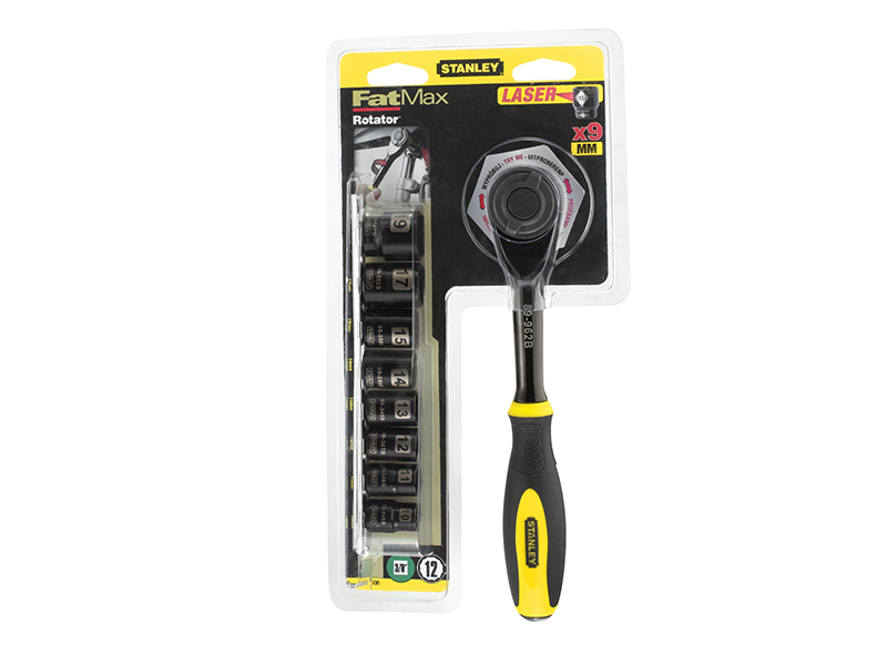 3/8in Drive FatMax(R) Rotator Socket Set, 9 Piece