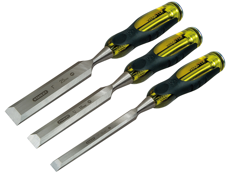 FatMax(R) Bevel Edge Chisel with Thru Tang Set, 3 Piece