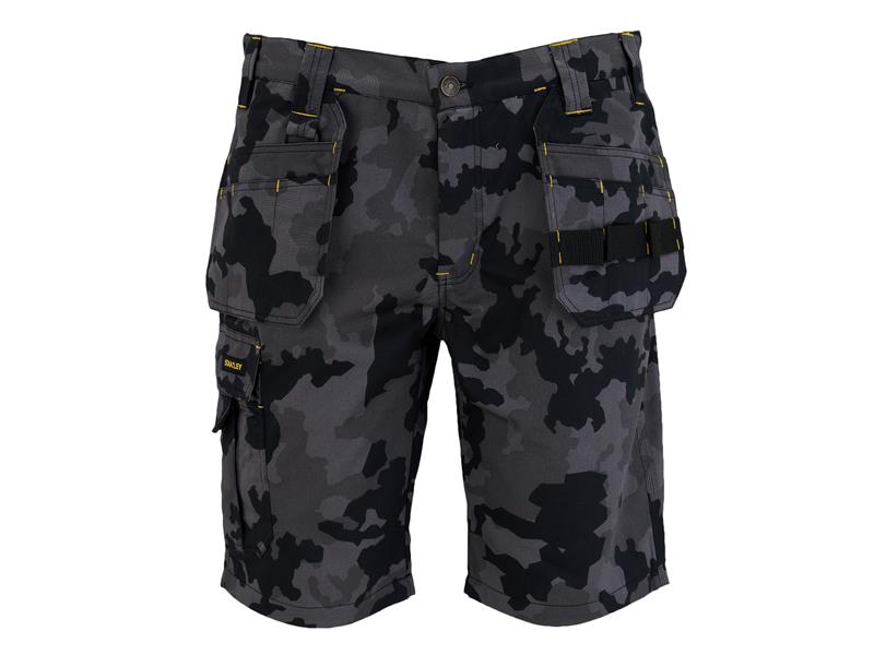 Hanley Holster Shorts Black Camouflage Waist 32in